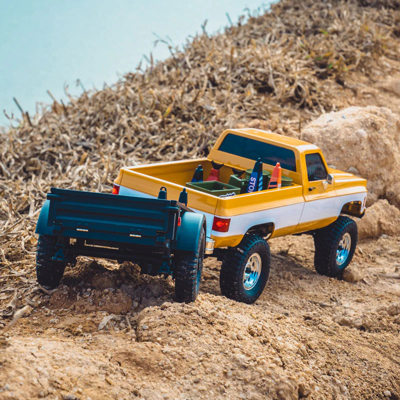 FMS FCX18 1:18 CHEVROLET K10 RTR – YELLOW V2