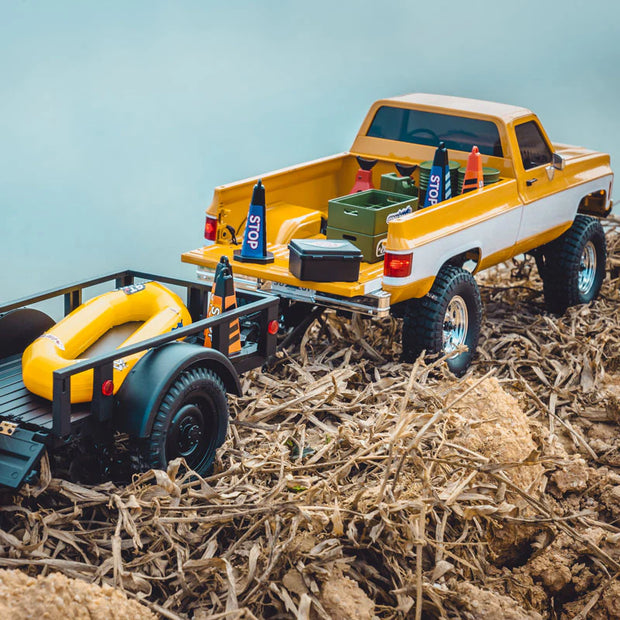 FMS FCX18 1:18 CHEVROLET K10 RTR – YELLOW V2