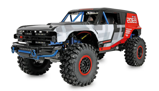 MJX Hyper Go H8P 1/8 Scale Ford Bronco Baja 1000 RC Car – 2-Speed, Sensored Brushless, Diff Lock, App-Tuned Performance