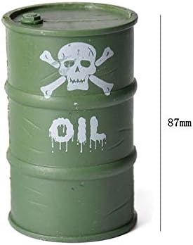 Plastic Mini Simulation Oil Drum Gas Tank Container for 1/10 RC Car