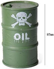 Plastic Mini Simulation Oil Drum Gas Tank Container for 1/10 RC Car