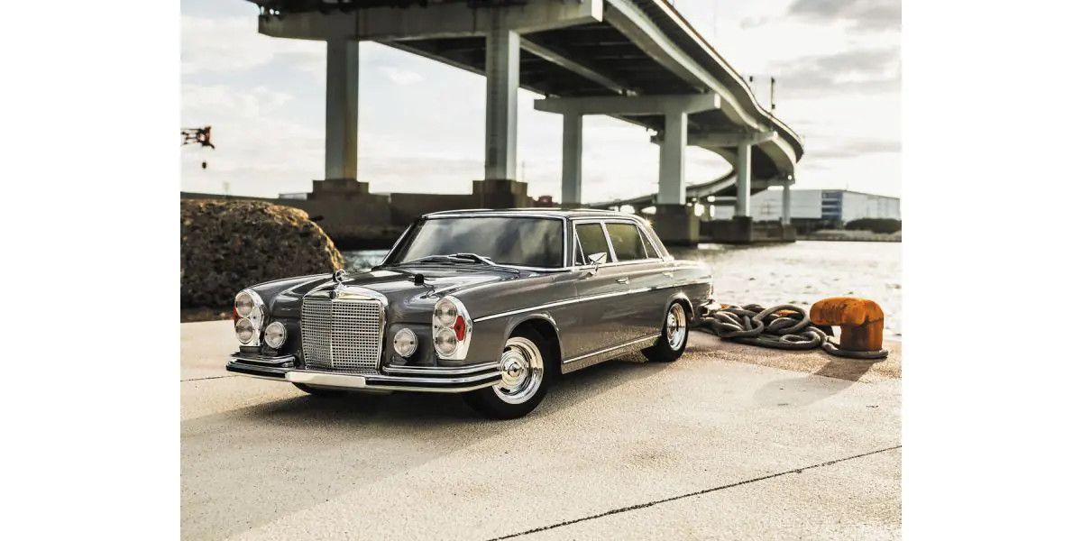 Kyosho 1:10 Scale 4WD FAZER Mk2 FZ02-L 1971 Mercedes-Benz 300 SEL 6.3 Beige Gray 34436T1