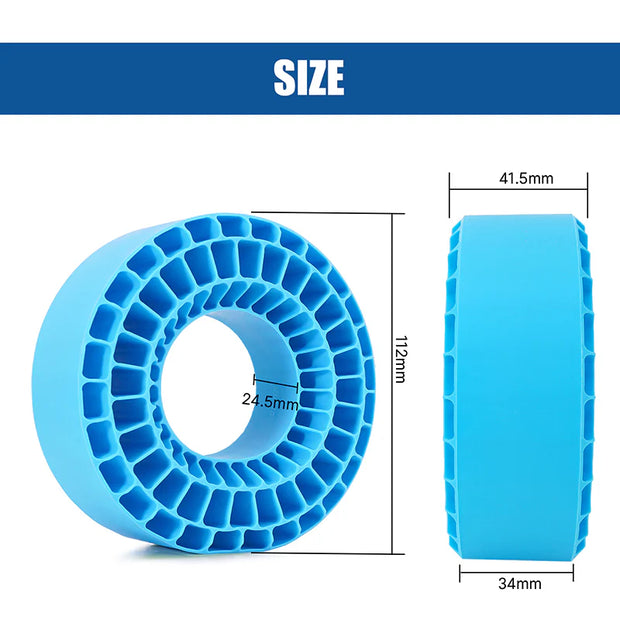 INJORA Silicone Rubber Tire Inserts for 1.9" 120–124mm × 45–48mm Tires (1908)