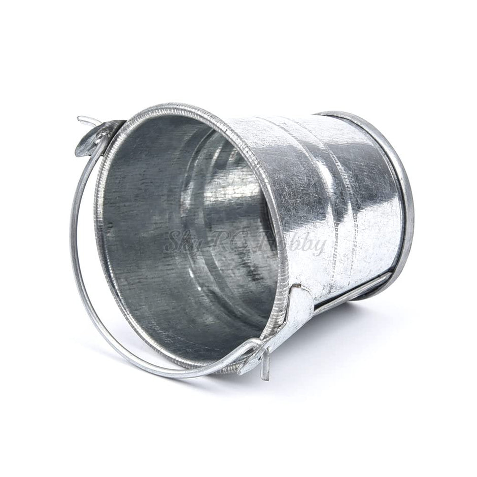 RC 1/10 Scale Accessories Mini Metal Pail Bucket for Crawler