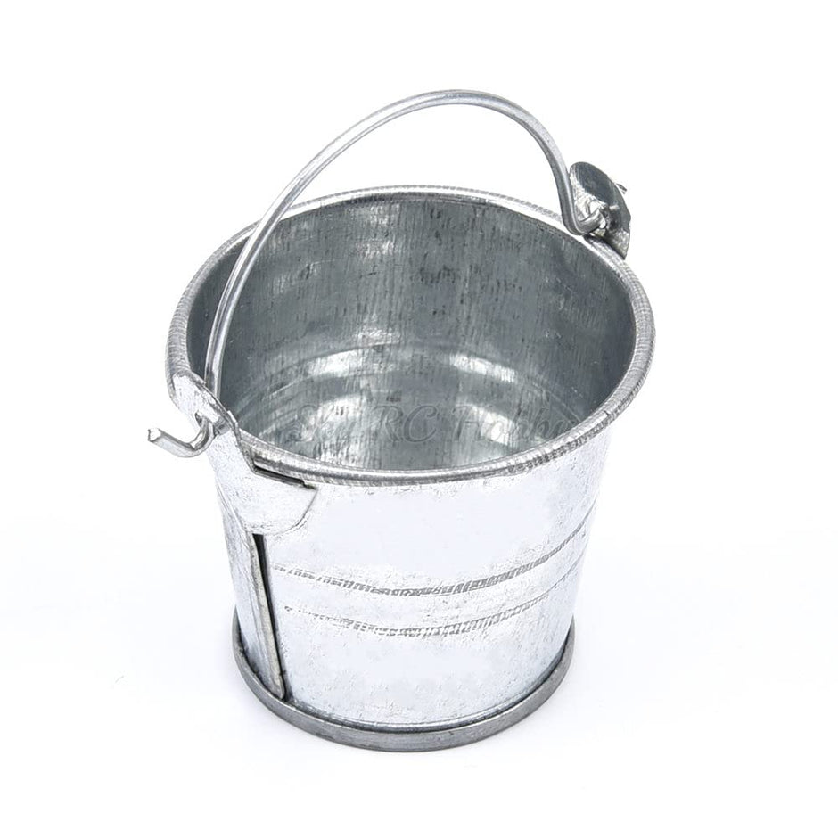 RC 1/10 Scale Accessories Mini Metal Pail Bucket for Crawler