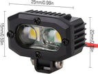 INJORA RC Car Bright LED Lights Headlight Spotlight for 1/10 RC Crawler Axial SCX10 90046 Wraith Capra Redcat Gen8 VS4-10,20 * 15mm