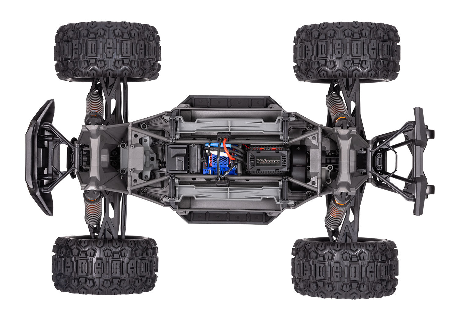 Traxxas X-Maxx 8s Belted Tyres Monster RC Truck Blue 77096-4