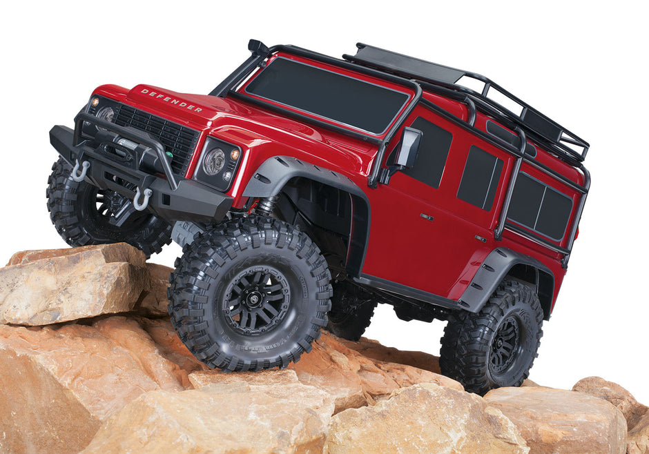 Traxxas TRX4 Defender 1:10 Scale Clipless Body 82256-4 Red