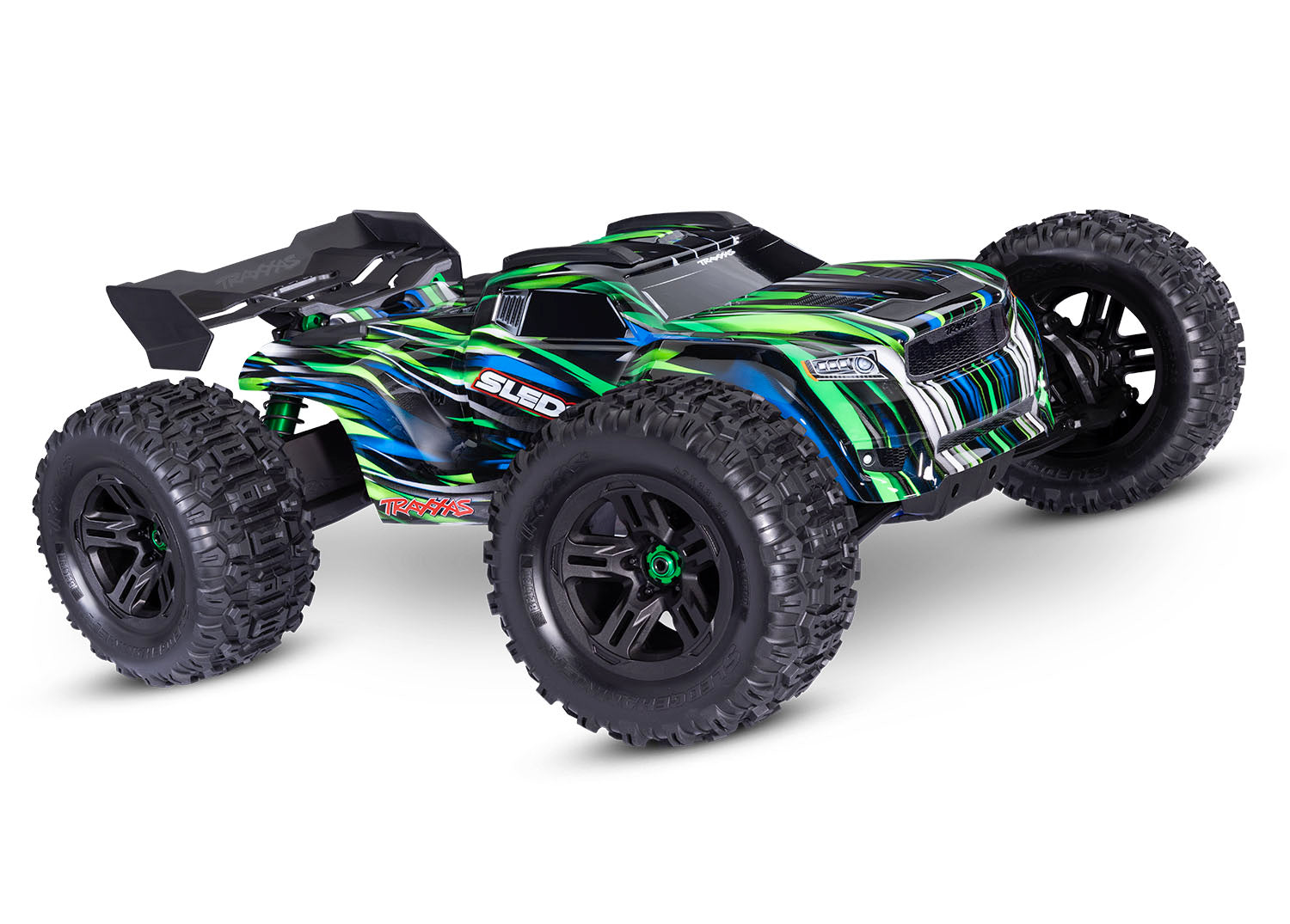 Traxxas 1/8 Sledge 4WD Truck With Belted Tyres GRN 95096-4