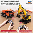 Huina 1319 RC Tractor Truck with Excavator & Trailer 1:18