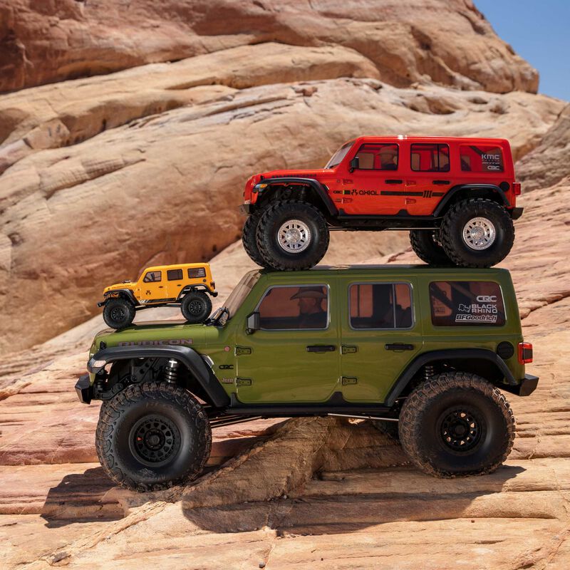 AXIAL 1/6 SCX6 JEEP JLU WRANGLER 4X4 RTR BRUSHLESS ROCK CRAWLER, GREEN