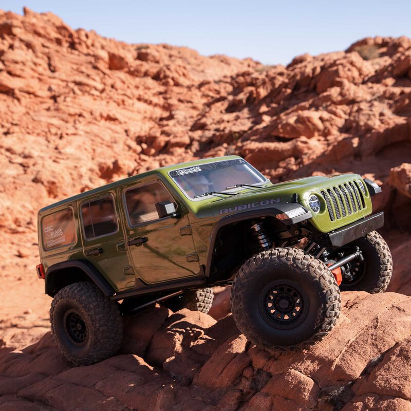 AXIAL 1/6 SCX6 JEEP JLU WRANGLER 4X4 RTR BRUSHLESS ROCK CRAWLER, GREEN