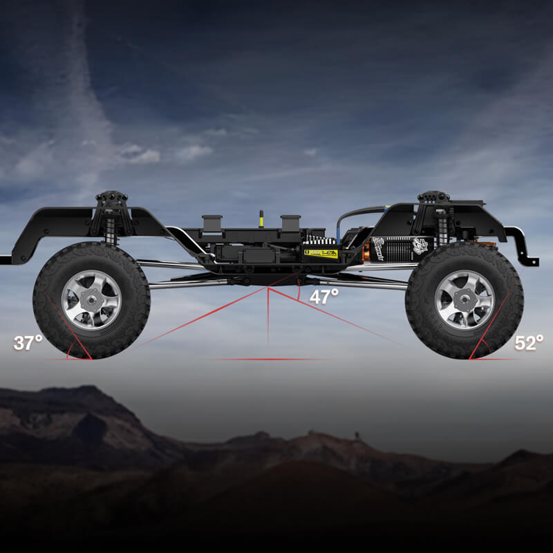 Rlaarlo 1/7 Scale 4WD Brushless RTR RC Crawler TK07