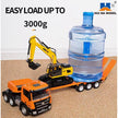Huina 1319 RC Tractor Truck with Excavator & Trailer 1:18