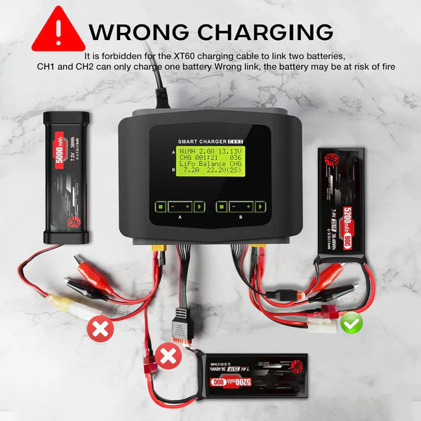 HTRC C6X2 Dual RC Battery Charger
