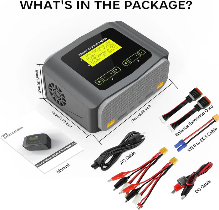 HTRC C6X2 Dual RC Battery Charger