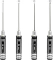 Precision Hex Screwdriver Set - 1.5mm/2.0mm/2.5mm/3.0mm (4-Pieces)