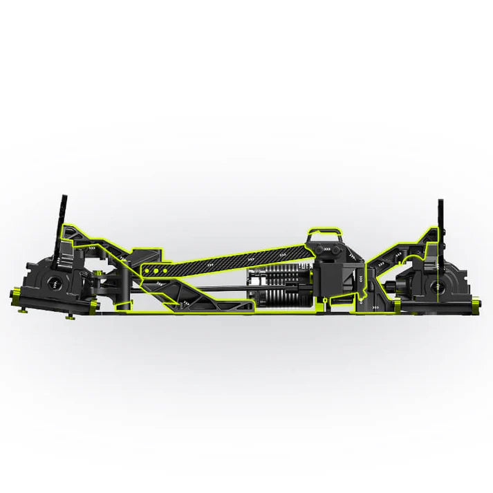 Rlaarlo Omni RZ001B-C Carbon Fiber MINI 1:10 Scale RTR Brushless Monster Truck,