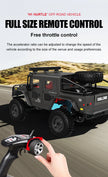 JJRC Q121 H1 HURTLE 1/12 2.4G 4WD Crawler RC Car Vehicle Models Full Porprotional Control - Grey