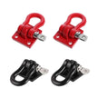 Heavy Duty Tow Shackles / D-Ring Mounts – Red & Black