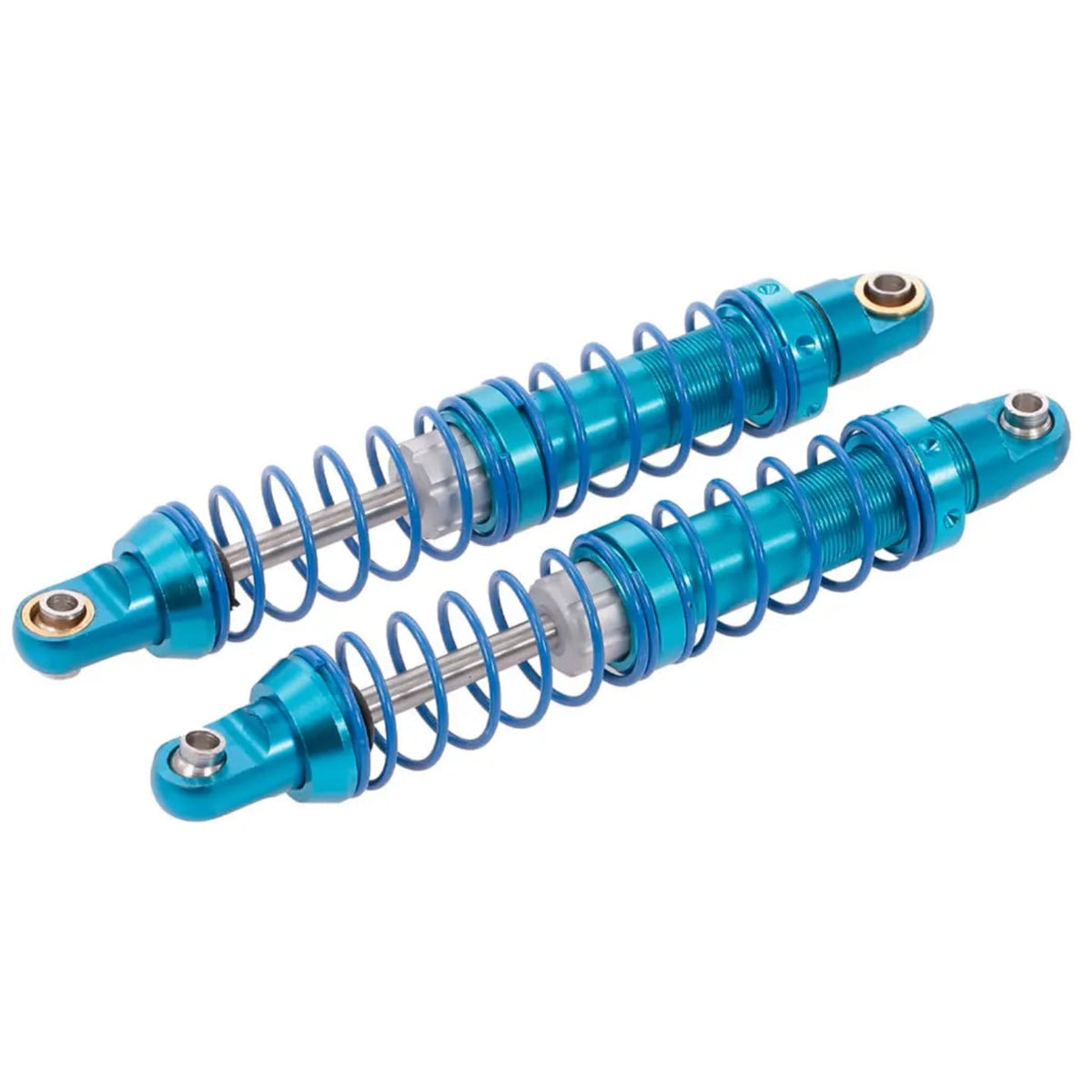 110mm Aluminum Adjustable Oil-Filled Shock Absorbers – Blue (Pair) 4 pieces