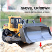 HUINA 1554 RC Bulldozer Rc Bagger Crawler Excavator 2.4G Remote Control Cars RC trucks for Adults RC Tractor Bagger Trailer