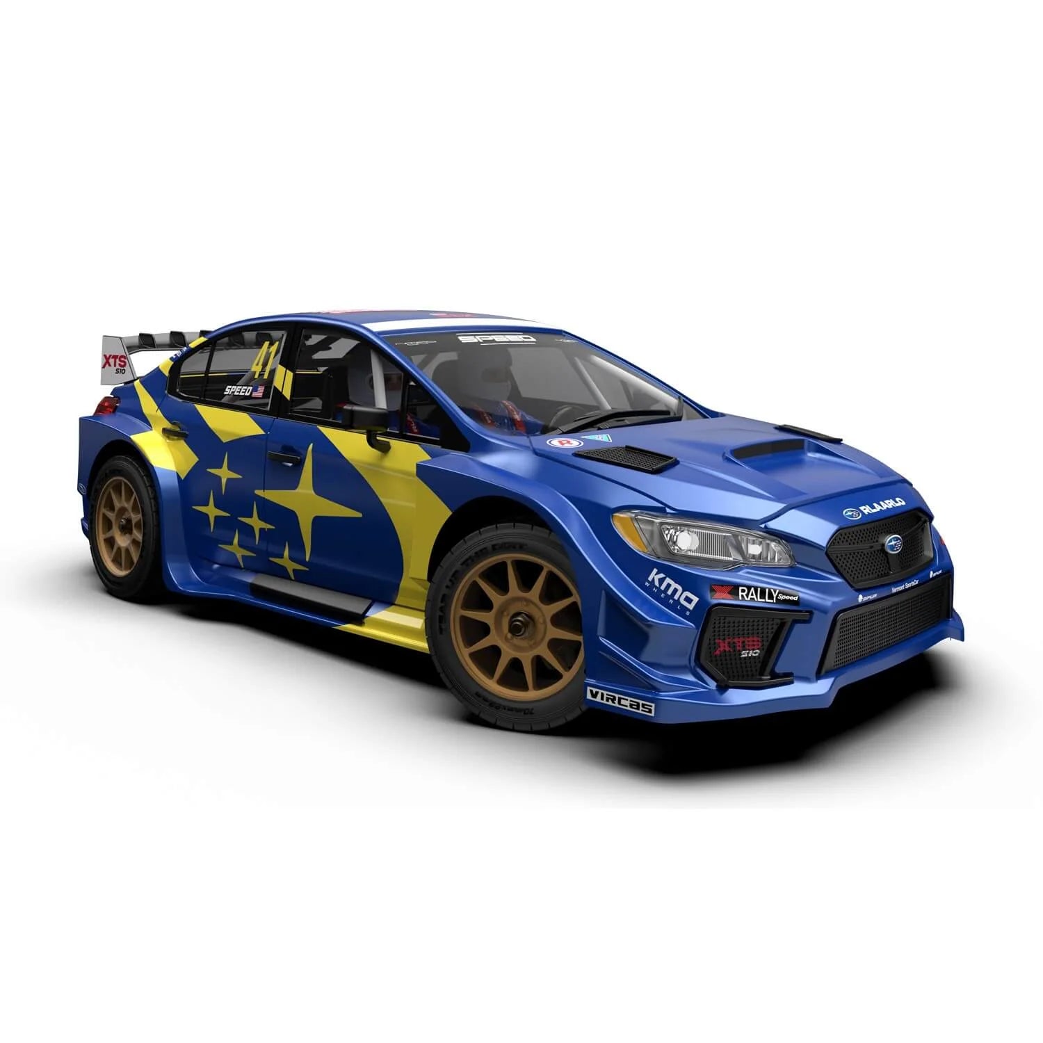 Rlaarlo 1/10 Scale RTR 4WD Carbon Fiber Brushless RC Rally Car | XTS-S10