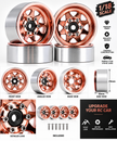 1/18 scale Beadlock stamped steel wheel
