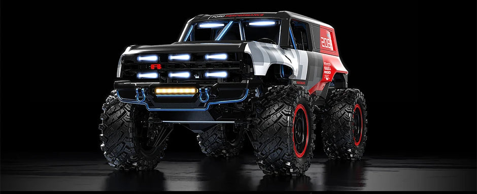 MJX Hyper Go H12P 1/12 RC Crawler – Licensed Ford Bronco Baja 1000 Edition