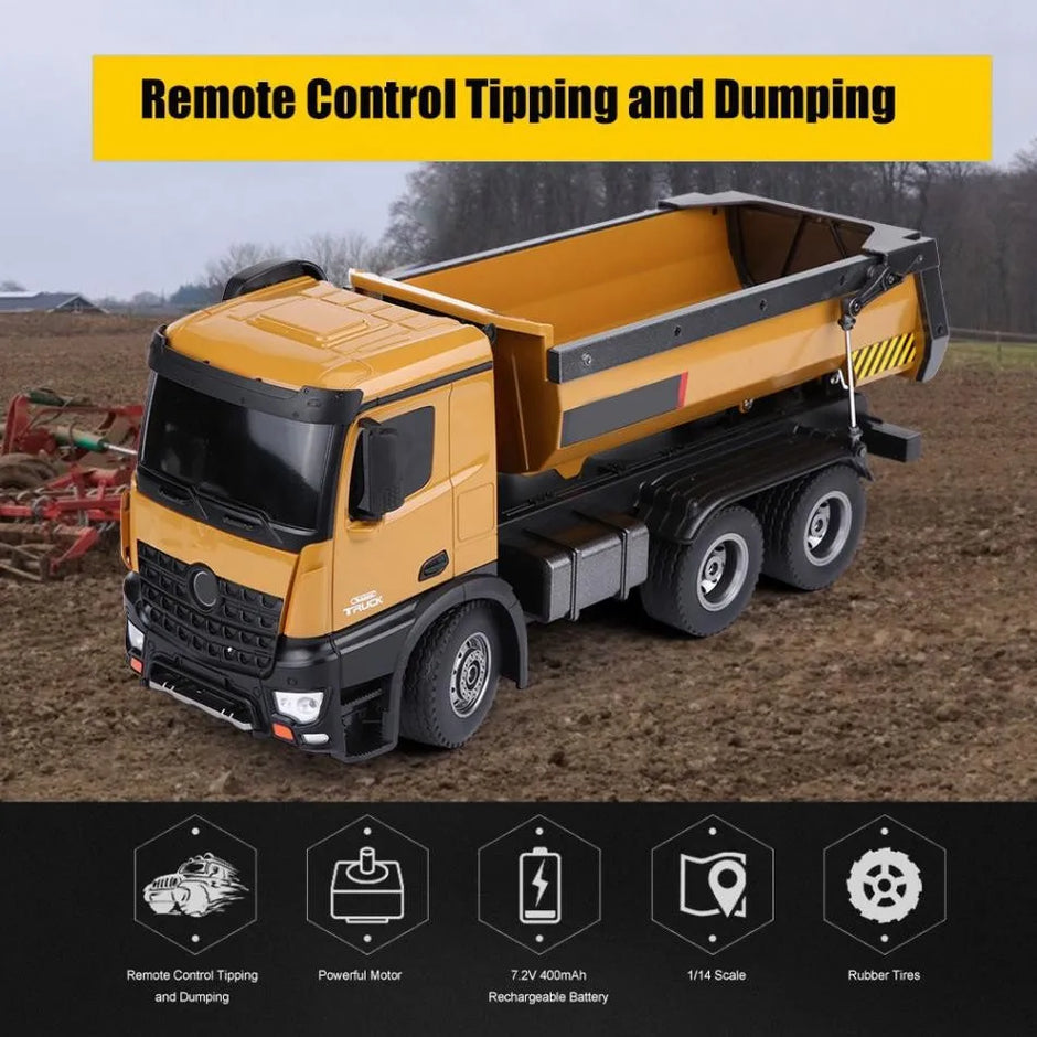 Huina 1573 1:14 RC Dump Truck India