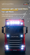 Huina 1501 Silver (Scania) RC Hauler/Semi Truck India