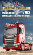 Huina 1501 Silver (Scania) RC Hauler/Semi Truck India