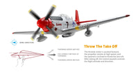 WLTOYS XK A280(P51 Mustang) 560mm RC Aircraft/Fighter Plane- India