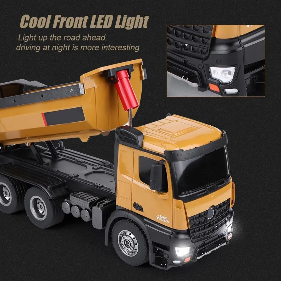 Huina 1573 1:14 RC Dump Truck India