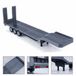 Huina 1502 73.5cm 3-Axle Semi Trailer Flatbed(Silver) for Huina 1501 RC India
