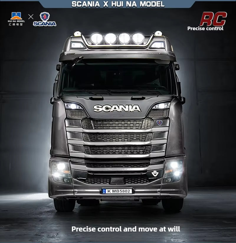 Huina 1501 Silver (Scania) RC Hauler/Semi Truck India