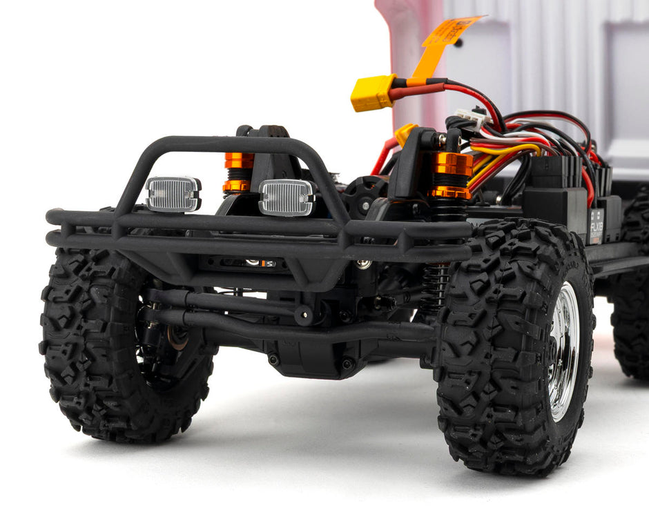 HPI Venture18 Flux 1985 Toyota Hilux SR5 1/18 RTR 4WD Brushless Rock Crawler (Blue) w/2.4GHz Radio, Battery & Charger