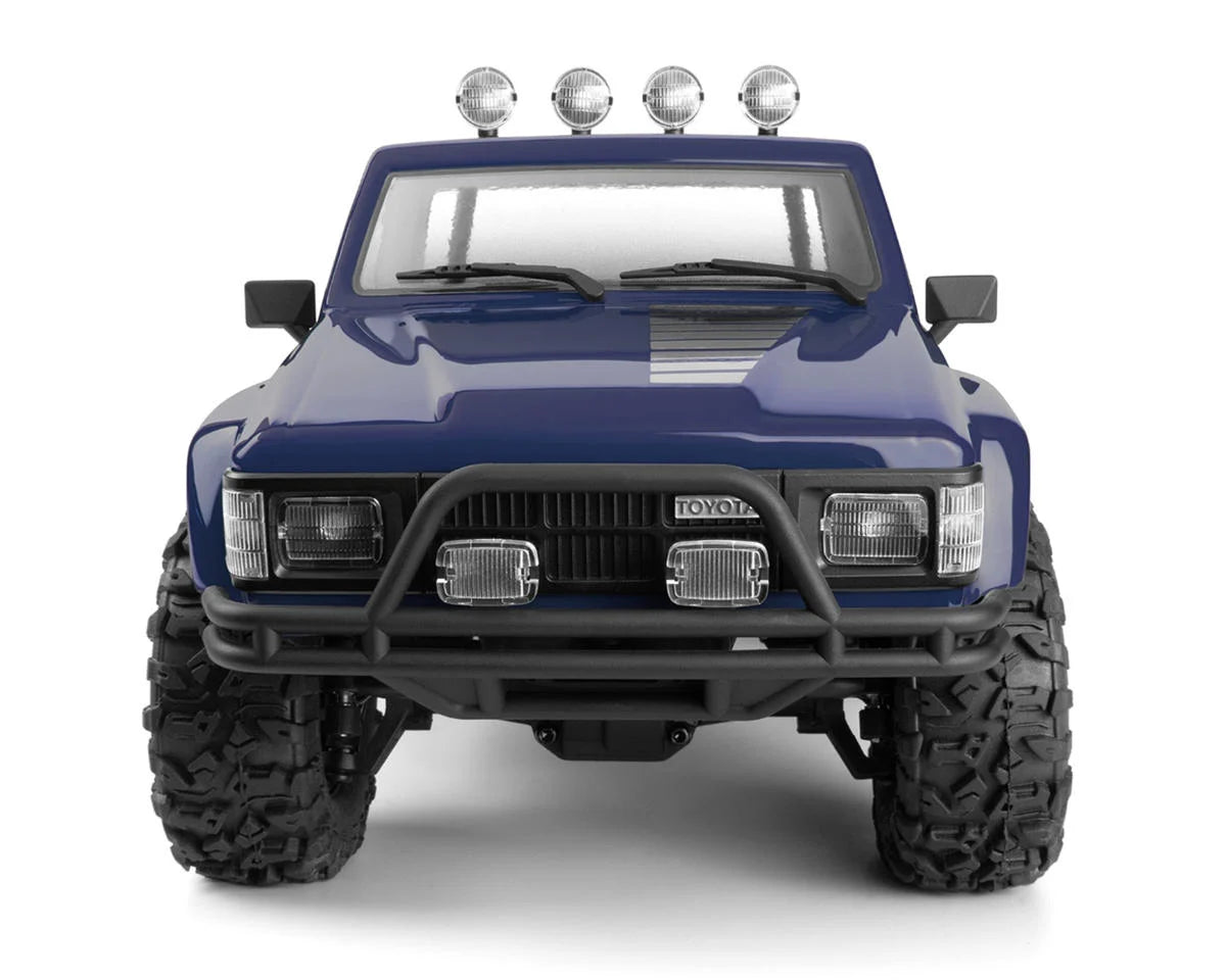 HPI Venture18 Flux 1985 Toyota Hilux SR5 1/18 RTR 4WD Brushless Rock Crawler (Blue) w/2.4GHz Radio, Battery & Charger