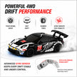 HStar D43-01Q14 Rexy Porsche 911 GT3 R 1:43 4WD RC Drift Car with Gyro & LED Lights | India