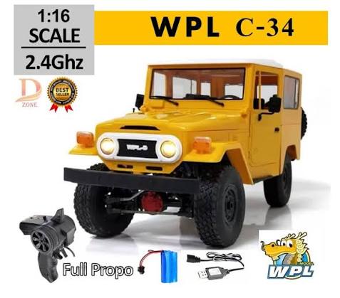 WPL 1/16 RC Car C34 2,4G Control remoto FJ40 4WD
