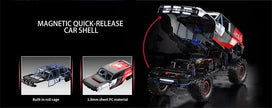 MJX Hyper Go H8P 1/8 Scale Ford Bronco Baja 1000 RC Car – 2-Speed, Sensored Brushless, Diff Lock, App-Tuned Performance