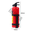 INJORA Mini Plastic Fire Extinguisher with Sticker, Scale Accessories for 1/10 RC Crawler