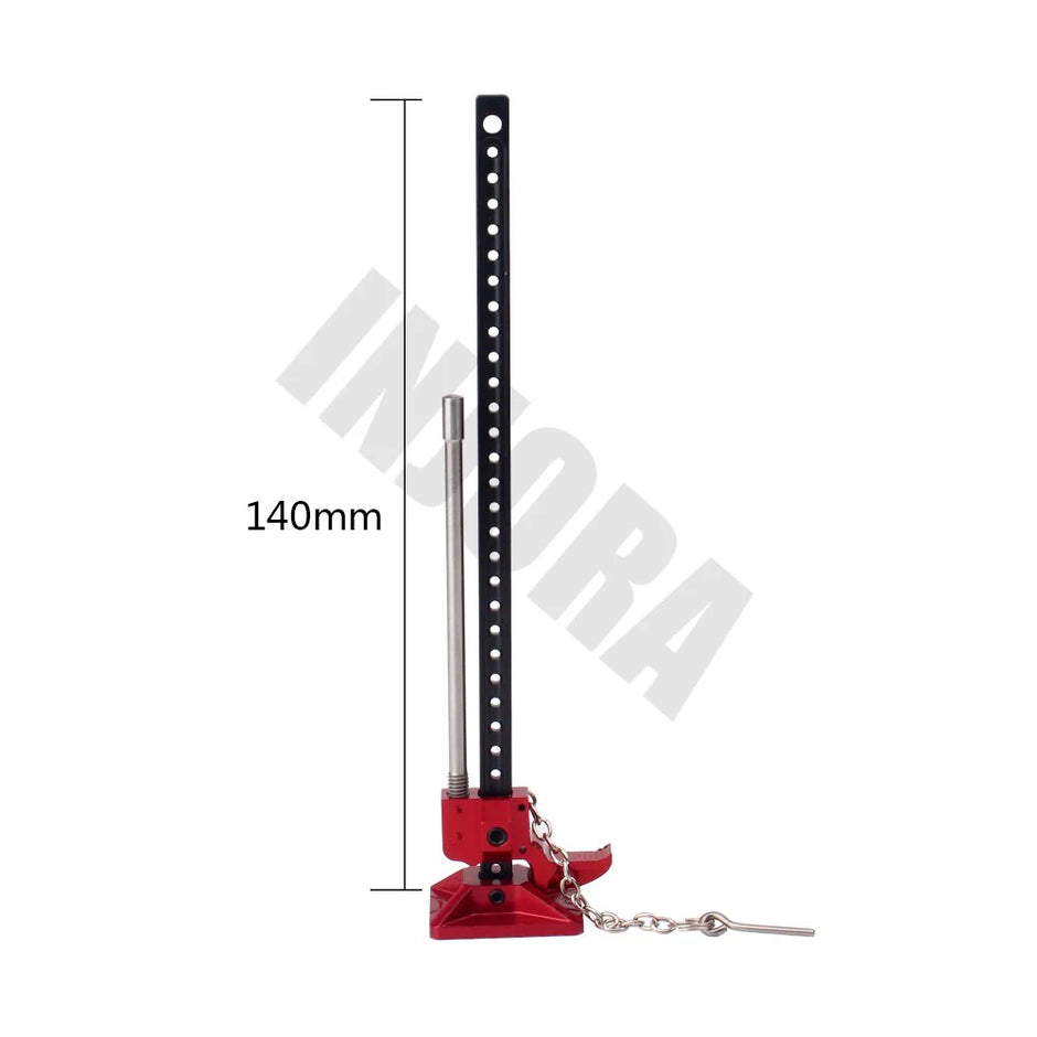 NJORA Mini Slideable Metal Jack Tool, 1/10 Scale Accessories for RC Crawler