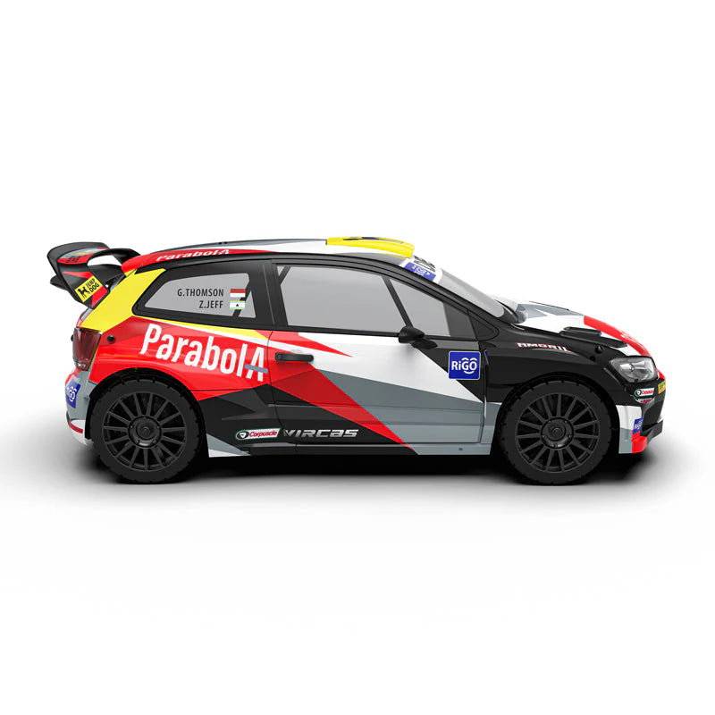 Rlaarlo XTS P12 Brushless 1:12 Scale 4WD Rally Car – Red (3S LiPo Version)