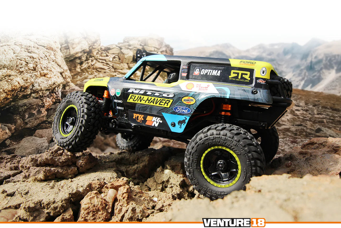 HPI Venture18 U4 Flux Brushless Ford Bronco 4400 1/18 RTR 4WD (VGJR)