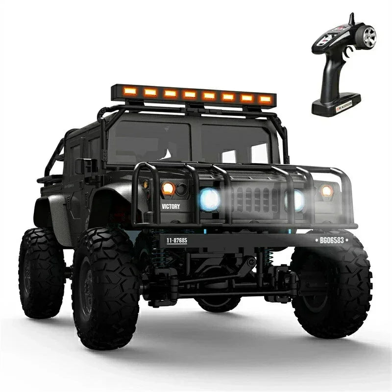 JJRC Q121 H1 HURTLE 1/12 2.4G 4WD Crawler RC Car Vehicle Models Full Porprotional Control - Grey
