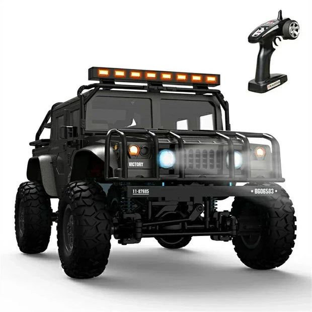 JJRC Q121 H1 HURTLE 1/12 2.4G 4WD Crawler RC Car Vehicle Models Full Porprotional Control - Grey